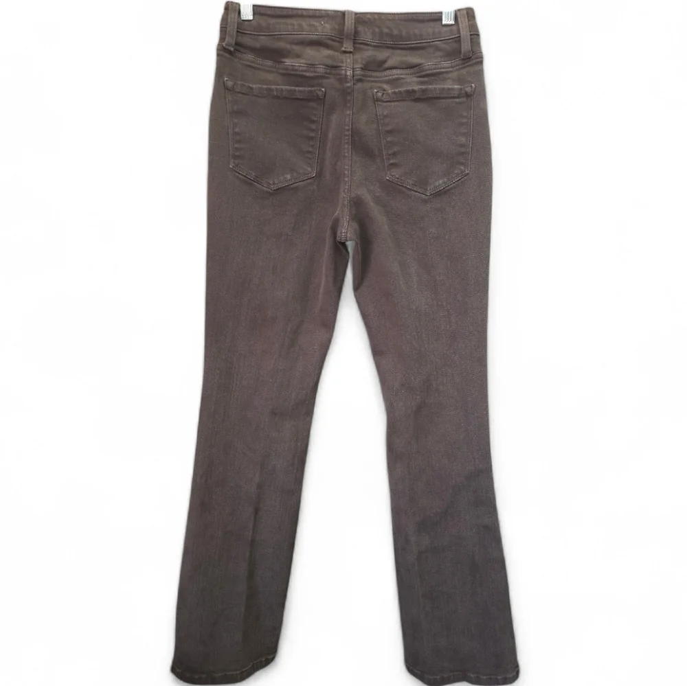 Flying Monkey Women's Brown Stretch Denim Jeans SZ 27 Mid Rise Straight/Bootcut - Picture 2 of 6